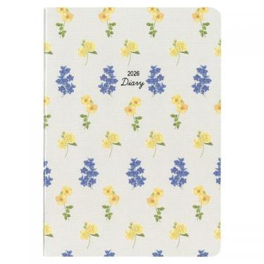 2025年12月始まり手帳 月間 A6 ミル E7746 グレー