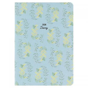 2025年12月始まり手帳 月間 A6 ミル E7749 ブルー