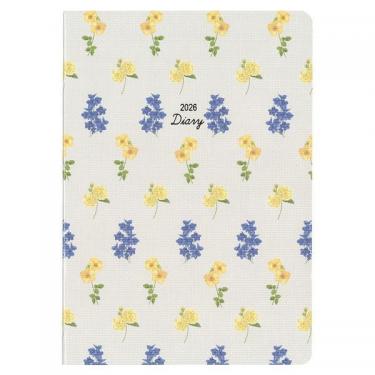 2025年12月始まり手帳 月間 B6 ミル E7754 グレー