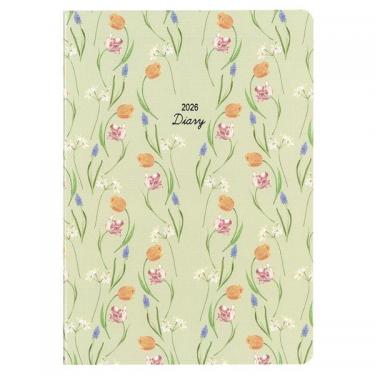 2025年12月始まり手帳 月間 B6 ミル E7755 グリーン