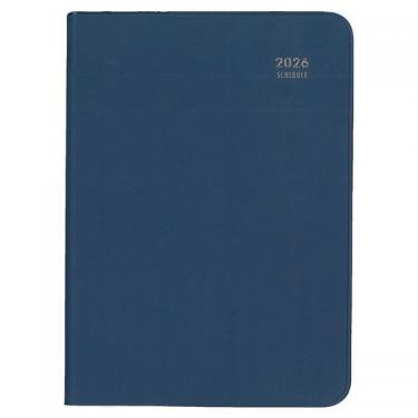 2025年12月始まり手帳 週間レフト A6 ミル E7764 ネイビー