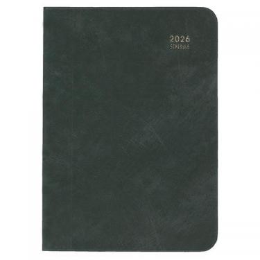 2025年12月始まり手帳 週間レフト A6 ミル E7765 グレー