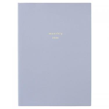 2025年12月始まり手帳 月間 A5 isshoni. E8750 ブルー