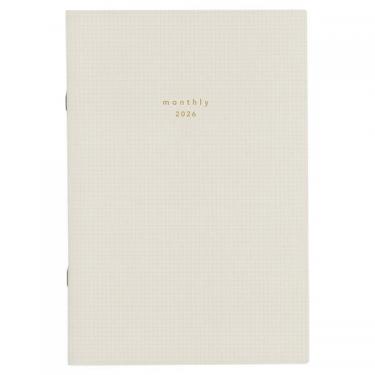 2026年3月始まり手帳 月間 A5 isshoni. ホワイト