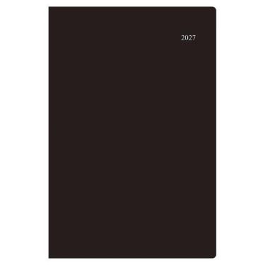 2027年1月始まり手帳 月間 B6 アポイント マンスリー+チャート ブラック E1688