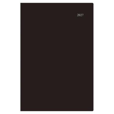 2027年1月始まり手帳 月間 B5 アポイント マンスリー+チャート ブラック E1687