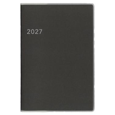 2027年1月始まり手帳 月間 B6 アポイント グレー E8149