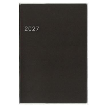 2027年1月始まり手帳 月間 A5 アポイント グレー E8151