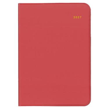 2026年12月始まり手帳 月間 A6 ミル レッド E7751