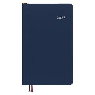 2026年12月始まり手帳 週間レフト アポイント ネイビー E8329
