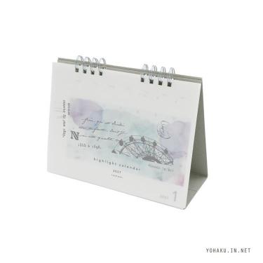 2027年1月始まりカレンダー 卓上 A6 ヨハク