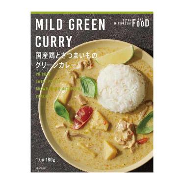 【辛口】国産鶏とさつまいものグリーンカレー 180g