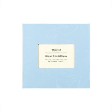 スクラップカードアルバム デコルーレ サボンブルー