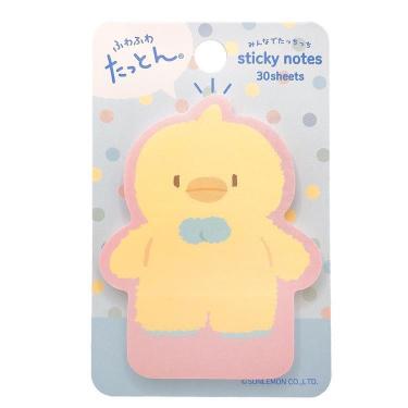 みんなでたっちっち付箋 ふわふわたっとん ひよこ