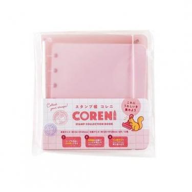 コレニ スタンプ帳 バインダー ピンク