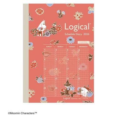 2025年12月始まり 月間 B6 ロジカルダイアリー ノートタイプ ムーミン