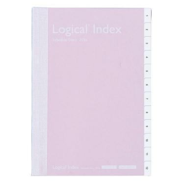 2026年1月始まり 週間ブロック B6 ロジカルダイアリー インデックス ピンク