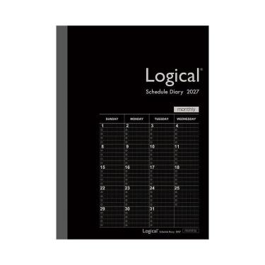 2026年12月始まり手帳 月間 A5 ロジカル ブラック