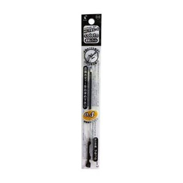 チョコクロ 3,2レフィル ハイテックCコレト専用レフィル 0.4mm ゲルインク ブラック