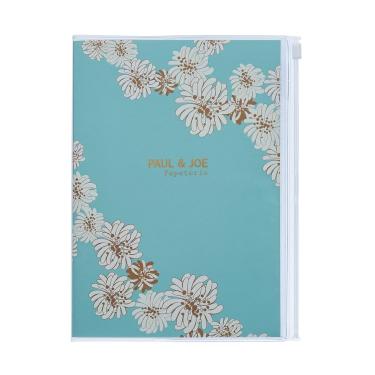 カバー付きノート A5 クリザンテーム・ブルー