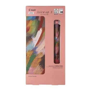 ジュースアップ 3色ボールペン 0.4mm ゲルインク ヘラルボニー ユキヒトオカベ