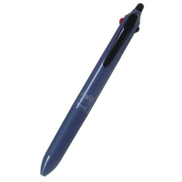 フリクションボールスイッチ 多機能ペン（消せる3色ボールペン 0.5mm+ボールペン 油性 0.7mm）ネイビー