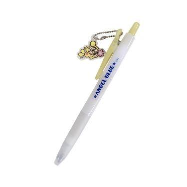 ジュース ボールペン 0.5mm ゲルインキ ナルミヤキャラクターズ ANGEL BLUE くすみイエロー