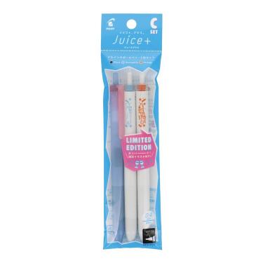 ジュースプラス Cheers 0.4mm ゲルインク 3本セット Cセット