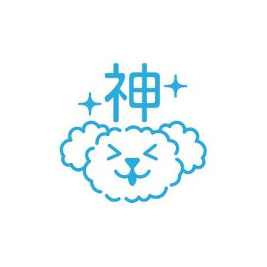 フリクションスタンプ 神（ライトブルー）