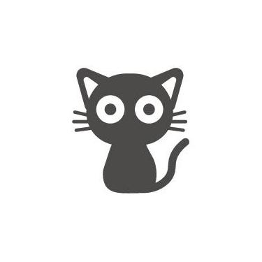 フリクションスタンプ クロネコ（ブラック）