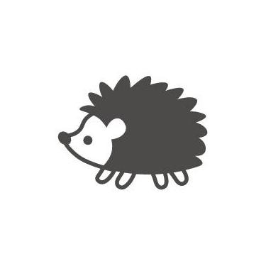 フリクションスタンプ ハリネズミ（ブラック）