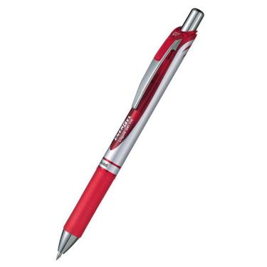 ノック式エナージェル 0.7mm ゲルインク レッド