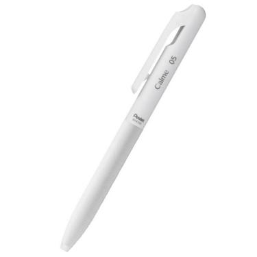 カルム ボールペン 0.5mm 油性 グレイッシュホワイト