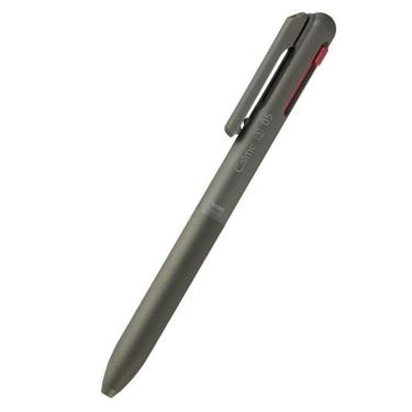 カルム 3色ボールペン 0.5mm 油性 カーキ