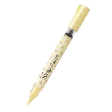 ミルキーブラッシュ カラー筆ペン パステルイエロー
