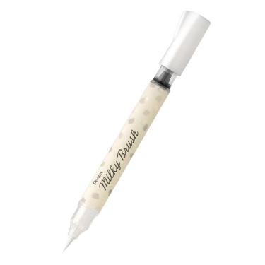 ミルキーブラッシュ カラー筆ペン パステルホワイト