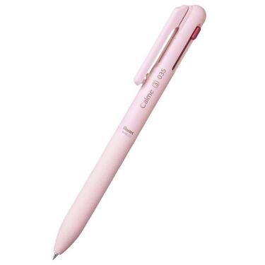 カルム 3色ボールペン 0.35mm 油性 ピンク