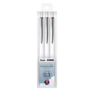 フローチューン ボールペン 0．3mm 油性 3色セット(0.3mm