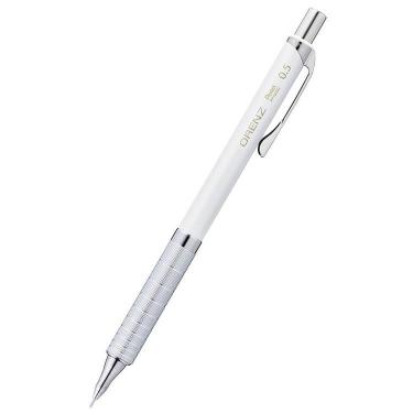 オレンズ メタルグリップ シャープペン 0.5mm ホワイト