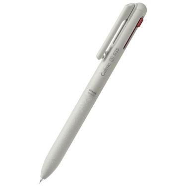 カルム 3色ボールペン 0.35mm 油性 グレー