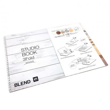 STUDIO BOOK 3つ折りタイプ wood【ロフト限定】