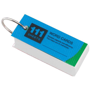 単語カード ミニサイズ※アソート商品のため色は選べません