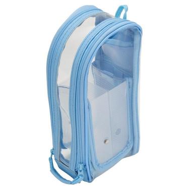 ペンケース デテクールクリア ブルー