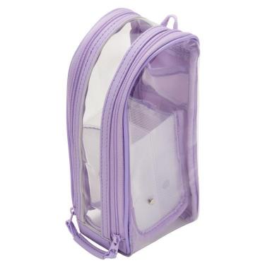 ペンケース デテクールクリア バイオレット