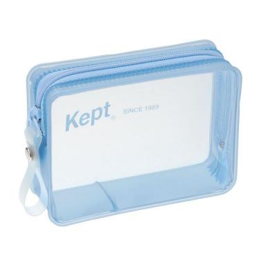 Kept レクトカードポーチ ブルー