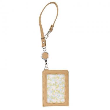 ノフェス リール付パスケース キャメルブラウン