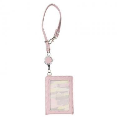 ノフェス リール付パスケース ブリーズピンク