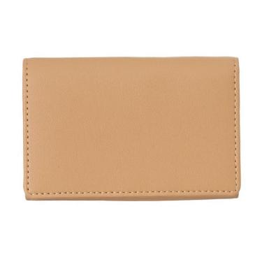 ノフェス ネームカードケース キャメルブラウン