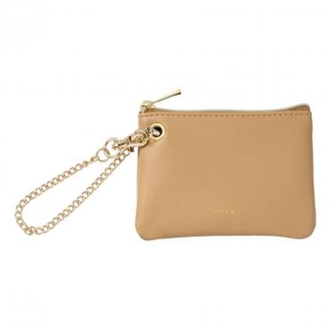 ノフェス リール付キー&パスケース キャメルブラウン