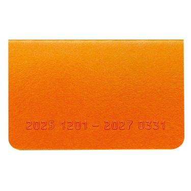 2025年12月始まり 月間 B8 カードサイズダイアリー オレンジ